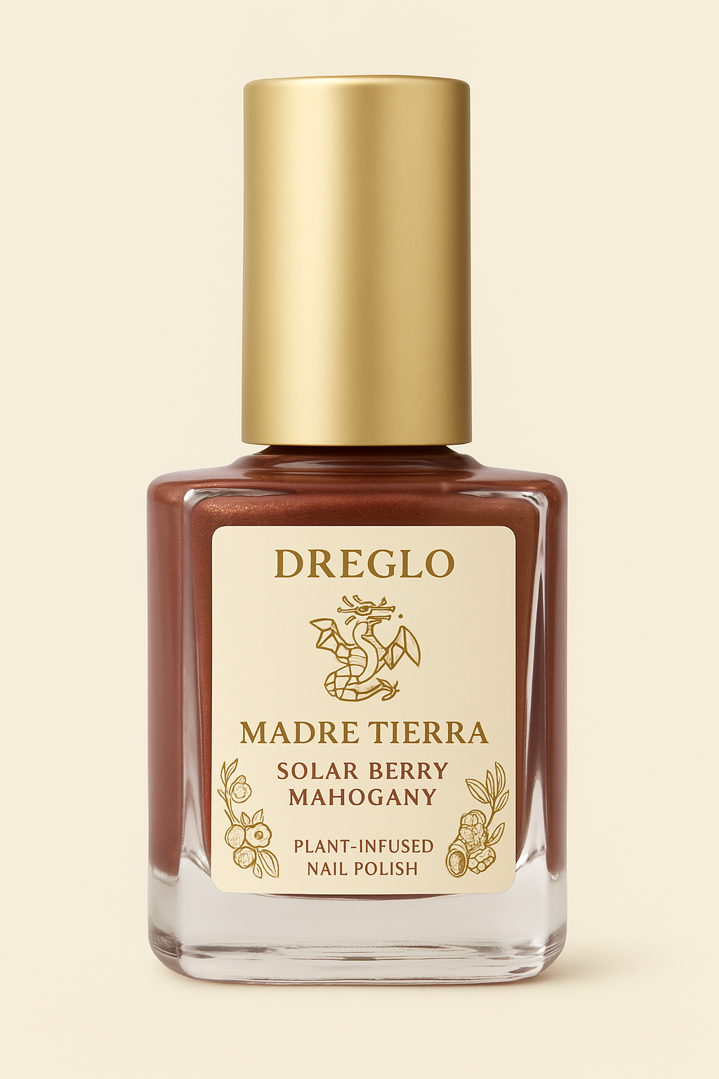 Madre Tierra Solar Berry Mahogany- Plant-Infused Nail Polish
