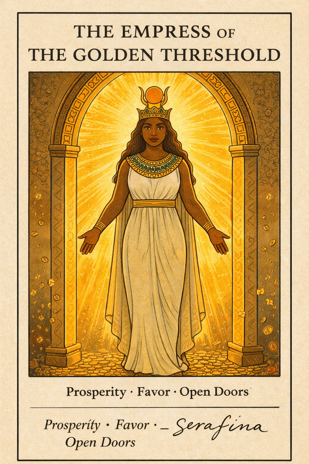 The Empress of the Golden Threshold™ Prosperity • Approvals • Invitations • Chosen Contracts