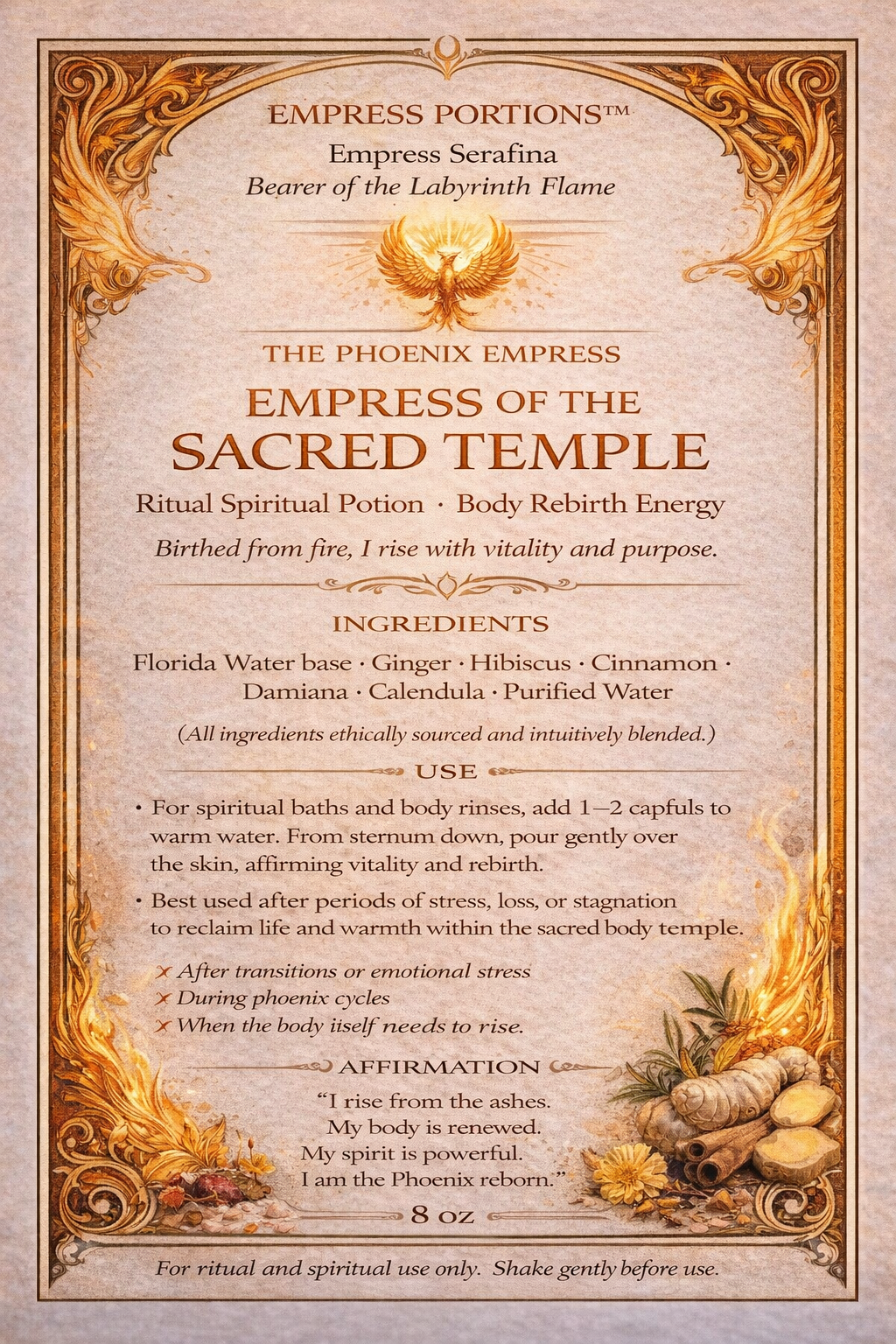 Empress of the Sacred Temple